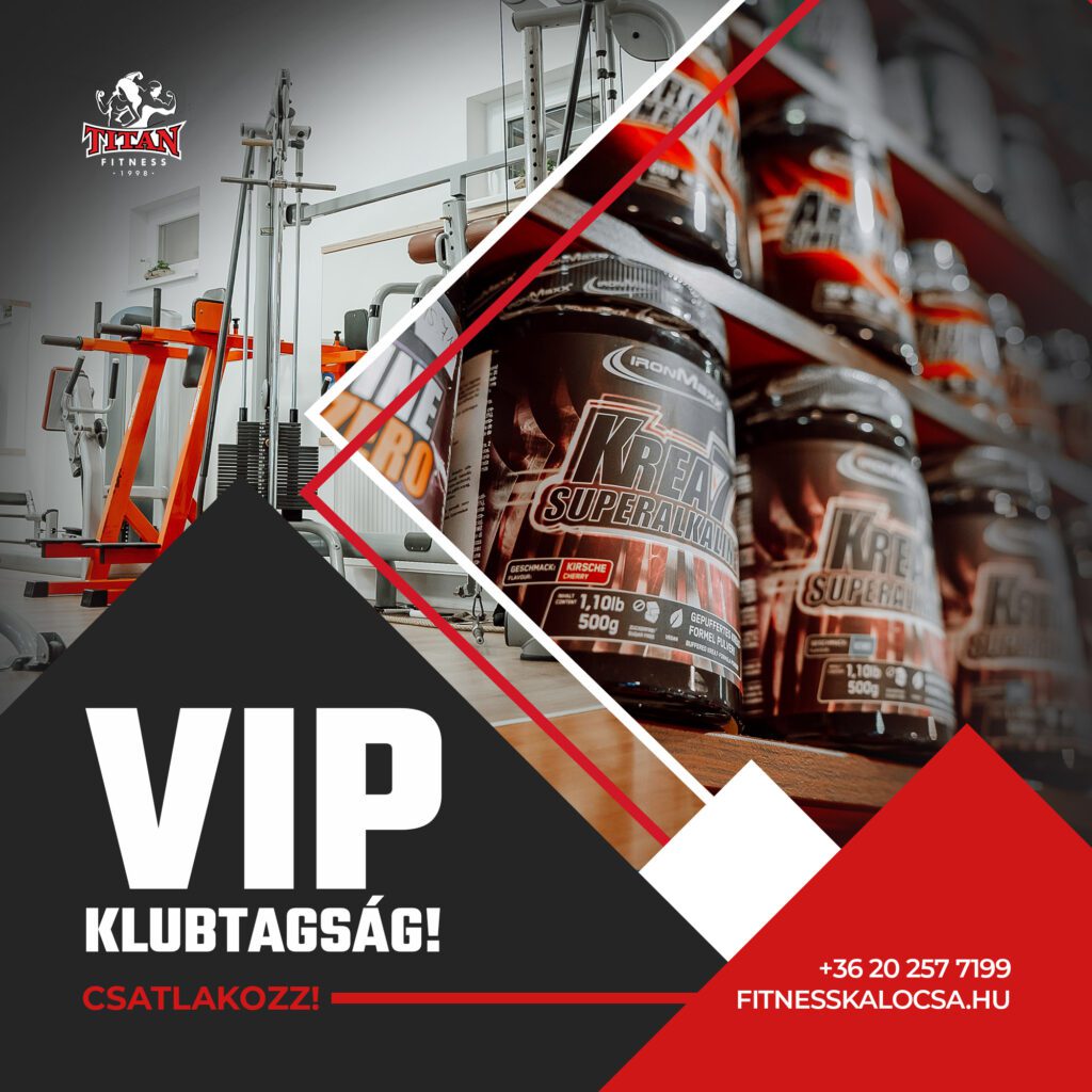 VIP Titán Fitness Klubtagsági